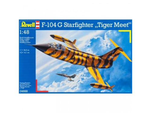 04668 Revell Истребитель F-104 G Starfighter (1:48)