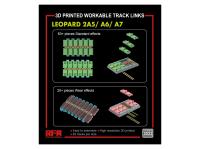 RM-2022 RFM Рабочие гусеничные траки для Leopard 2A5/A6/A7 (3D) (1:35)