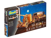 03210 Revell Полугусечный тягач Sd.Kfz. 7/ 8,8 cm Flak 37 (1:72)