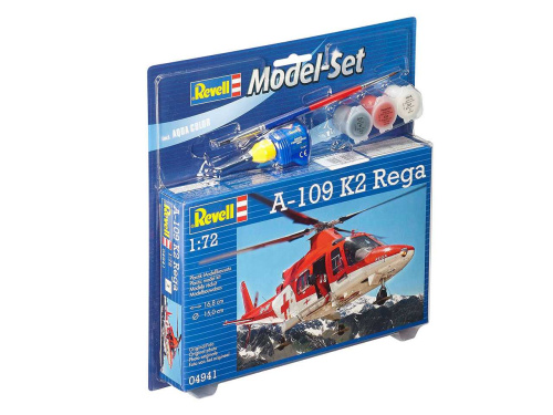 64941 Revell Подарочный набор с американским вертолетом A-109 K2 Rega (1:72)