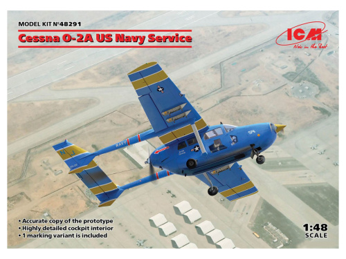 48291 ICM Американский разведчик Cessna O-2A ВМС (1:48)