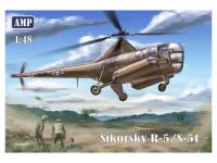 AMP48-002 AMP Спасательный Вертолёт Sikorsky R-5/S-51 USAF rescue (1:48)