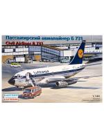 14415 Восточный Экспресс Авиалайнер Б-731 Lufthansa (1:144)