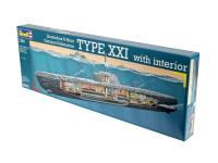 05078 Revell Немецкая подводная лодка U-Boot Typ XXI с внутренней отделкой (1:144) 05078 Revell Немецкая подводная лодка U-Boot Typ XXI с внутренней отделкой (1:144)