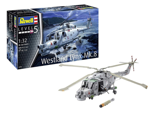 04981 Revell Британский вертолет Westland Lynx Mk. 8 (1:32)