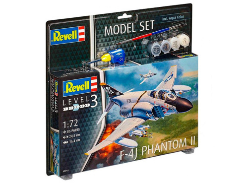 63941 Revell Подарочный набор. Истребитель-бомбардировщик F-4J Phantom II (1:72)
