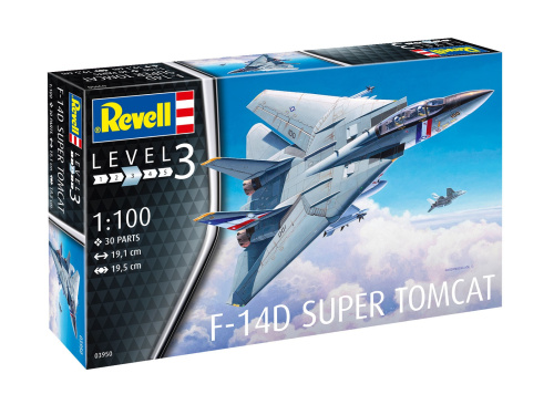 03950 Revell Американский самолёт F-14D Super Tomcat (1:100)