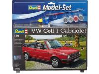 67071 Revell Подарочный набор с моделью автомобиля VW Golf 1 Cabrio (1:24) 67071 Revell Подарочный набор с моделью автомобиля VW Golf 1 Cabrio (1:24)