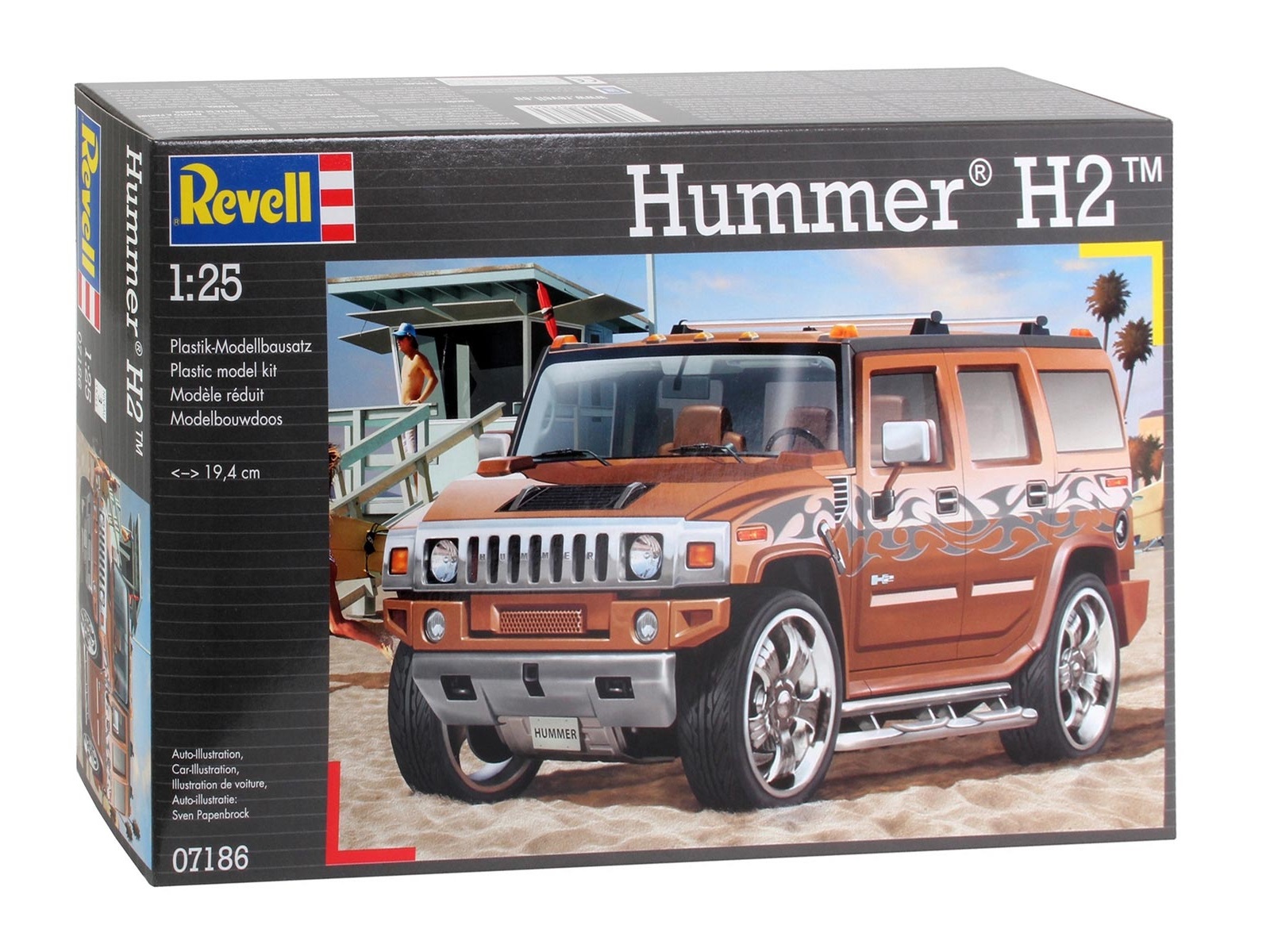 07186 Revell Автомобиль Hummer H2 (1:25) купить сборную модель в  интернет-магазине Моделист - Доставка по всей России