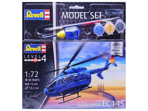 63877 Revell Подарочный набор "Транспортный вертолет Eurocopter EC 145 Builders' Choice" (1:72)