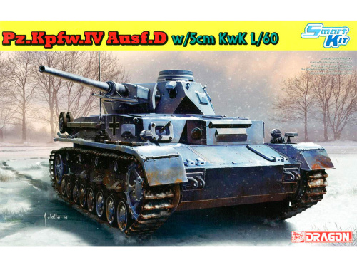 6736 Dragon Немецкий средний танк Pz.Kpfw.IV Ausf.D w/5cm L/60 (1:35)