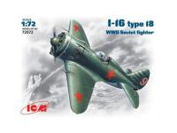 72072 ICM И-16 тип 18, советский истребитель II Мировой войны (1:72)