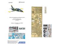 048053 Фототравление Микродизайн L-39 (Trumpeter) цветные приборные доски (1:48)