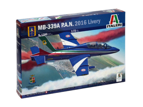 1380 Italeri Самолёт MB-339A P.A.N., в ливрее 2016 г. (1:72)