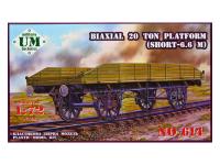UM2-614 UMMT Двухосная 20-ти тонная платформа (1:72)
