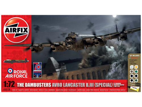 A50138 Airfix Самолет Dambusters Avro Lancaster B.III Special 'Operation Chastise' 1:72