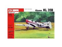 AZ7504 AZ Model Учебный самолёт Klemm KL 35B (1:72)
