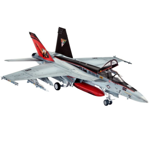 63997 Revell Подарочный набор с моделью американского истребителя F/A-18E Super Hornet (1:144)