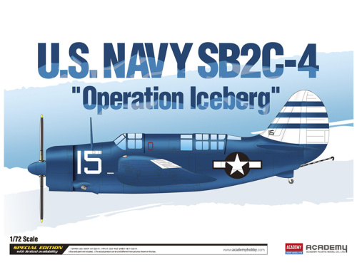 12545 Academy Самолет ВМС США SB2C-4 Operation Iceberg (1:72)