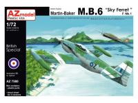 AZ7580 AZ Model Истребитель Martin Baker MB.6 F. Mk.I Sky Ferret (1:72)