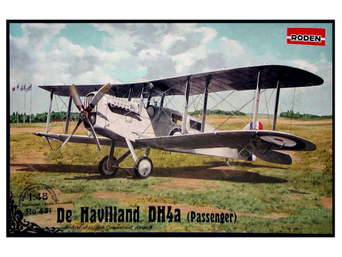 Rod431 Roden Самолет-разведчик De Havilland DH.4  (Passenger) (1:48)