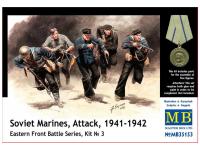 35153 Master Box Советские морские пехотинцы в атаке, в 1941-1942 гг. Восточный Фронт, Комплект № 3 35153 Master Box Советские морские пехотинцы в атаке, в 1941-1942 гг. Восточный Фронт, Комплект № 3