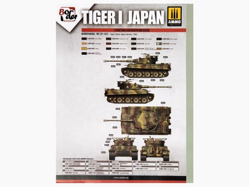 BT-023 Border Model Танк Tiger I Императорской армии Японии (1:35)