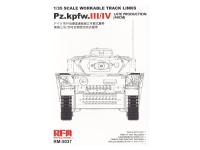 RM-5037 RFM Немецкий средний танк Pz.Kpfw.III/IV поздний (40 см.) траки (1:35)