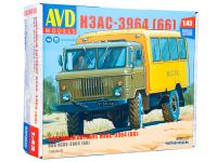 1383 AVD Models Вахтовый автобус НЗАС-3964 (66) (1:43)