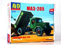 1374 AVD Models Самосвал МАЗ-205 (1:43)