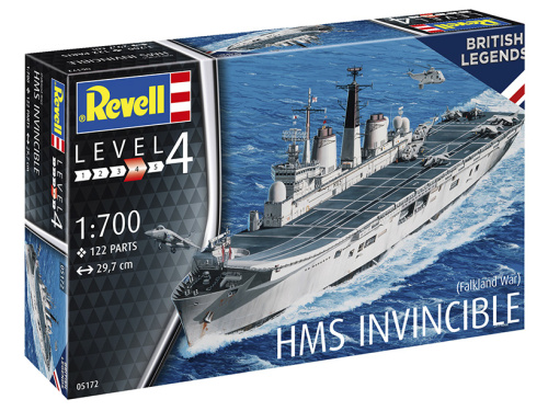 05172 Revell Британский авианосец HMS Invincible, Фолклендская война (1:700)