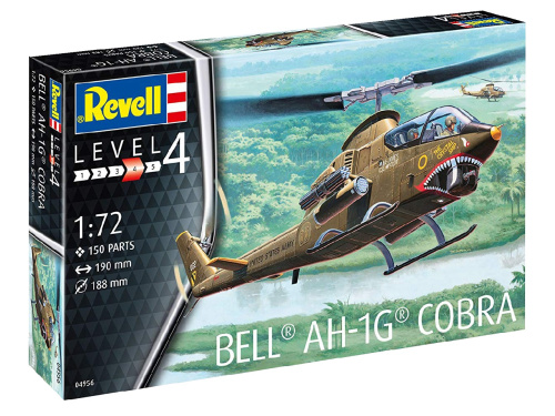 04956 Revell Американский ударный вертолет Bell AH-1G Cobra (1:72)