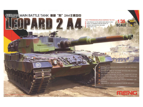 TS-016 Meng Немецкий ОБТ Leopard 2 A4 (1:35)