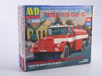1585 AVD Models Пожарная автоцистерна Tatra-111R CAS-12 (1:43)
