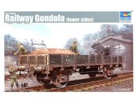 01518 Trumpeter Вагон German Railway Gondola (опущенные борта) (1:35)