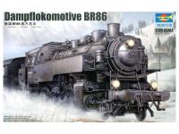 00217 Trumpeter Немецкий паровоз Dampflokomotive BR86 (1:35)