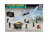 36104 Hasegawa Фигуры пилотов US Ground Crew Set A (1:48)