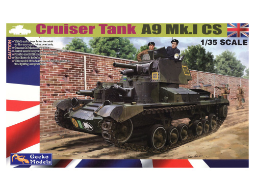 35GM0004 Gecko Models Британский крейсерский танк Mk. I CS, A9Mk.I CS (1:35)