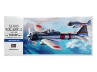 00451 Hasegawa Японский палубный истребитель Mitsubishi A6M2 Zero T21 D2 (1:72)