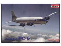 Rod304 Roden Американский поршневой авиалайнер Douglas DC-6 (1:144)