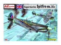 AZ7392 AZ Model Истребитель Supermarine Spitfire Mk.IXc "Early tails" (1:72)