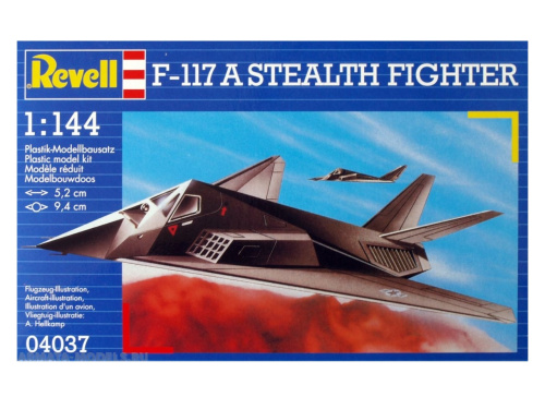 04037 Revell Американский самолет Lockheed F-117  (1:144)