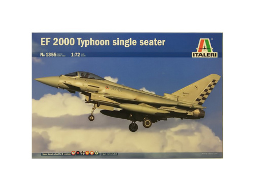 1355 Italeri Истребитель Eurofighter 2000 Typhoon (1:72)