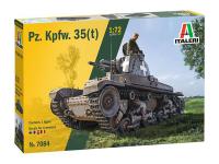 7084 Italeri Немецкий танк Pz. Kpfw. 35(t) (1:72)
