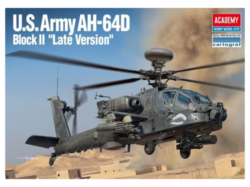 12551 Academy Американский ударный вертолет AH-64D Block II (1:72)