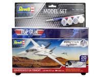 64966 Revell Американский истребитель Maverick F-14 Tomcat "Top Gun", Подарочный набор (1:72) 64966 Revell Американский истребитель Maverick F-14 Tomcat "Top Gun", Подарочный набор (1:72)