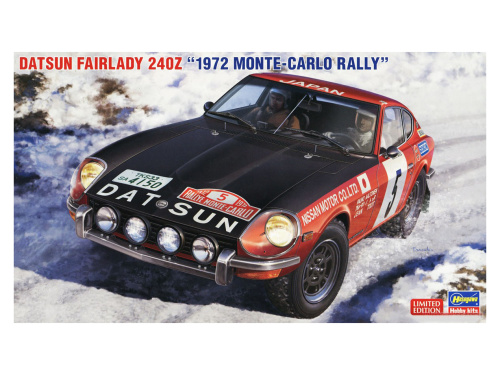 20374 Hasegawa Автомобиль Datsun Fairlady 240Z 1972 Rally Monte-Carlo (1:24)