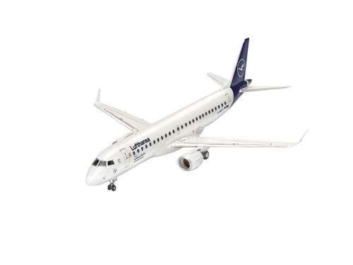 03883 Revell Пассажирский самолёт Embraer 190 «Lufthansa» New Livery (1:144)