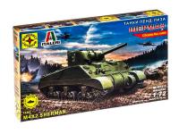 307215 Моделист Танк Шерман серия:танки ленд лиза (1:72)