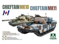 5006 Takom Английские ОБТ Chieftain MK 10 & Chieftain MK 11 (1+1) (1:72)